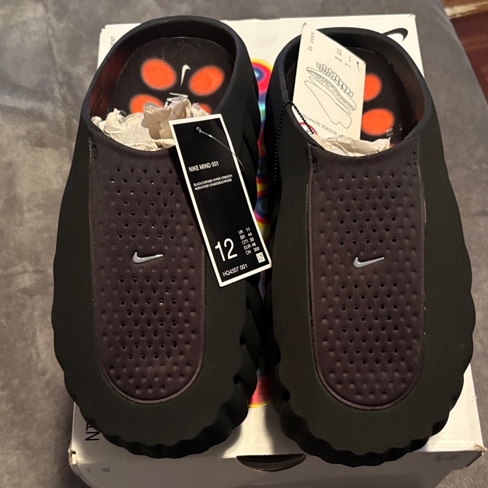 Nike Mind 001 Sneakers - Black and Chrome (LIMITED)